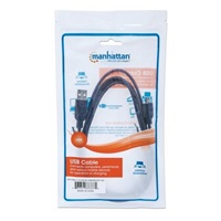 MANHATTAN Kabel USB 2.0 A-mini B propojovací 1,8m