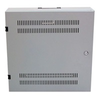 LEXI-Net 19" nástěnný vertikální rozvaděč SOHO 2U+4U 540x170, perforované dveře, šedý