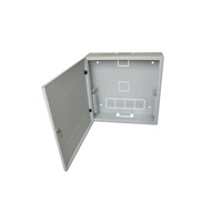 LEXI-Net 19" nástěnný vertikální rozvaděč SOHO 2U+4U 540x170, perforované dveře, šedý