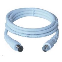 PREMIUMCORD TV kabel anténní propojovací 5m (koaxiální, M/F, 75 Ohm)