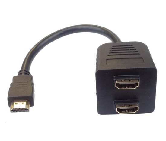 PREMIUMCORD Adaptér HDMI M - 2x F (rozdvojka, 1.3)