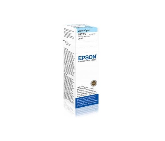 EPSON ink bar T6735 Light Cyan ink container 70ml pro L800/L1800