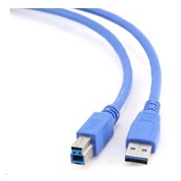 GEMBIRD Kabel USB 3.0 A-B propojovací 3m (modrý)