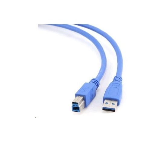 GEMBIRD Kabel USB 3.0 A-B propojovací 3m (modrý)