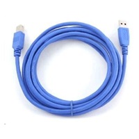 GEMBIRD Kabel USB 3.0 A-B propojovací 3m (modrý)