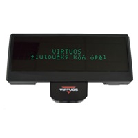 Virtuos zákaznický display FV-2029M, 2 x 20 znaků 9 mm, RS232, včetně napájení +12V