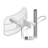 UBNT airMAX airGrid M5 AG-HP-5G23 [5GHz, 23dBi anténa, Client/AP/Repeater, 802.11a/n]