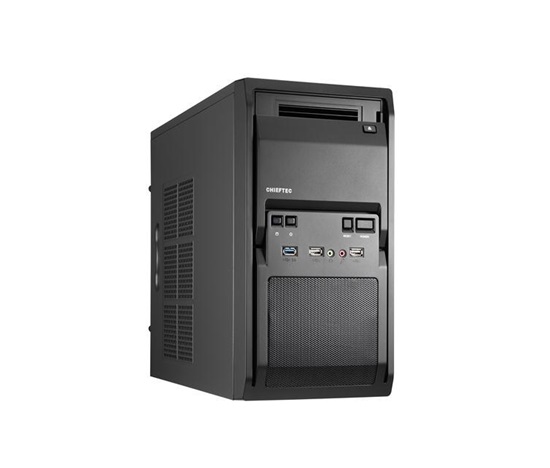 CHIEFTEC skříň Libra Series/Minitower, 350W, LT-01B-350S8, Black, USB 3.0