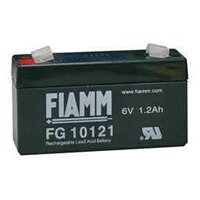 Baterie - Fiamm FG10121 (6V/1,2Ah - Faston 187), životnost 5let