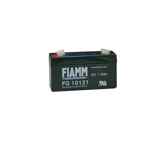 Baterie - Fiamm FG10121 (6V/1,2Ah - Faston 187), životnost 5let