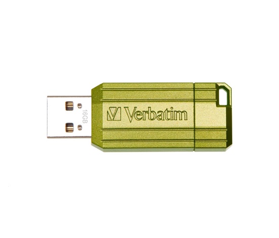 VERBATIM Flash Disk 16GB Store 'n' Go PinStripe, eukalyptově zelená