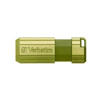 VERBATIM Flash Disk 16GB Store ‘n‘ Go PinStripe, eukalyptově zelená