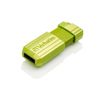 VERBATIM Flash Disk 16GB Store ‘n‘ Go PinStripe, eukalyptově zelená