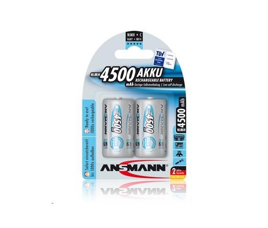 Baterie - Ansmann maxE Baby NiMH 2xC 4500mAh (2ks/Blistr)