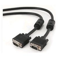 GEMBIRD Kabel VGA propojovací 1,8m, černý (HD15M/M, dvojité stínění, feritová jádra)