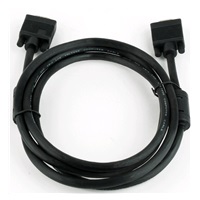 GEMBIRD Kabel VGA prodlužovací 1,8m, černý (HD15M/F, dvojité stínění, feritová jádra)