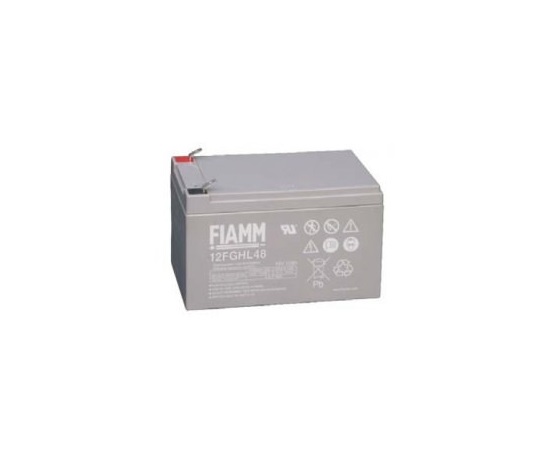 Baterie - Fiamm 12 FGHL 48 (12V/12Ah - Faston 250), životnost 10let