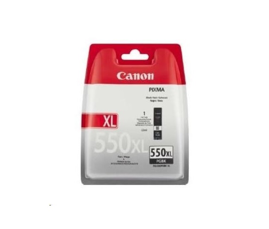 Canon CARTRIDGE PGI-550XL PGBK pigmentová černá pro PIXMA iP7250, iP8750, iX6850, MG5450, MG5x50, MG565x (500 str.)