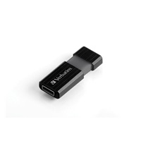 VERBATIM USB Flash Disk Store ‘n‘ Go PinStripe 128GB - Black