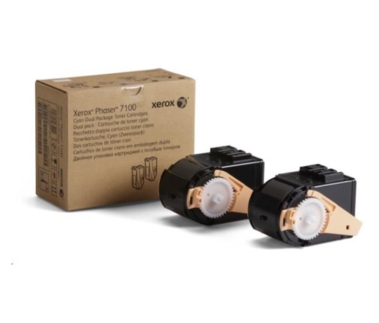 Xerox toner Cyan 2x pro Phaser 7100, 9000 str.