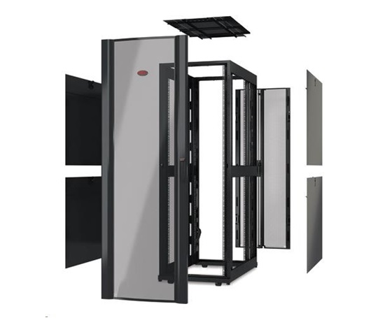 APC NetShelter SX 42U 600mm Wide x 1070mm Deep Enclosure Without Doors, Black