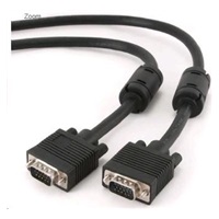 GEMBIRD Kabel VGA propojovací 3m, černý (HD15M/M, dvojité stínění, feritová jádra)