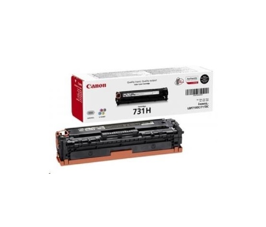 Canon TONER  CRG-731H BK černá pro i-SENSYS LBP7100Cn, LBP7110Cw, MF623Cn, MF628Cw, MF8230Cn, MF8280Cw (2 400 str.)