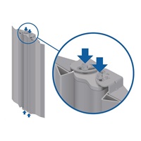 UBNT airMAX Titanium Sector Antenna AM-V2G-Ti [sektorová MIMO anténa, 2.4GHz, 60°(17dBi) do 120°(15dBi), Rocket kit]
