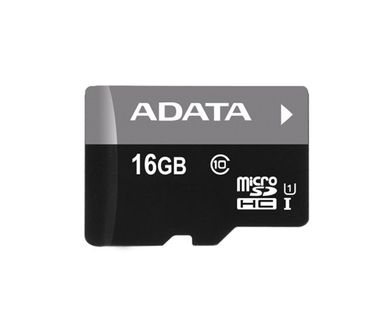 ADATA MicroSDHC karta 16GB UHS-I Class 10 + SD adaptér, Premier