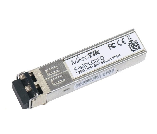 MikroTik SFP (miniGBIC) modul S-85DLC05D, MM, 550m, 1.25G