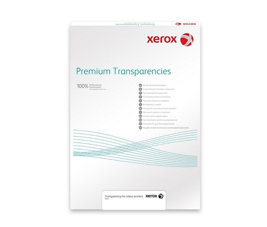 Xerox Papír Transparentní fólie - Transparency 100m A4 - podložený papír (100 listů, A4)