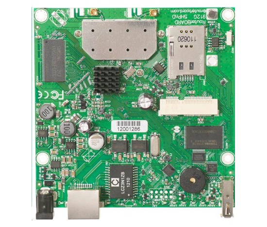 MikroTik RouterBOARD RB912UAG-5HPnD, 600MHz CPU, 64MB RAM, 1x LAN, integr. 5GHz Wi-Fi, vč. L4 licence