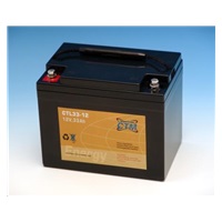 Baterie - CTM CTL 33-12 (12V/33Ah - M6), životnost 10-12let