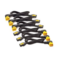 APC Power Cord Kit (6 ks), Locking, C13 to C14, (90°), 0.6m