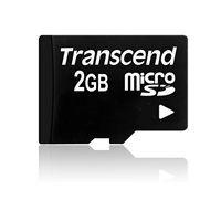 TRANSCEND MicroSD karta 2GB, bez adaptéru