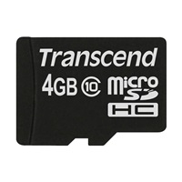 TRANSCEND Micro SDHC Class 10 4GB (bez adaptéru)