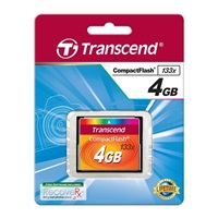 TRANSCEND Compact Flash 4GB (133x)
