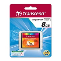 TRANSCEND Compact Flash 8GB (133x)