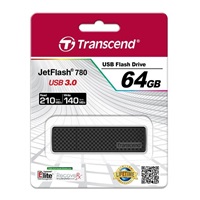 TRANSCEND Flash Disk 64GB JetFlash®780, USB 3.0 (R:210/W:140 MB/s) černá