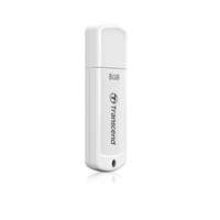 TRANSCEND Flash Disk 8GB JetFlash®370, USB 2.0 (R:13/W:4 MB/s) bílá