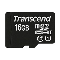TRANSCEND MicroSDHC karta 16GB Premium, Class 10 UHS-I 300x, bez adaptéru