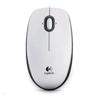Logitech Mouse B100, white