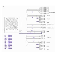 EUROCASE zdroj ATX-450WA-12, APFC, CE, CB, ErP2013, 80+