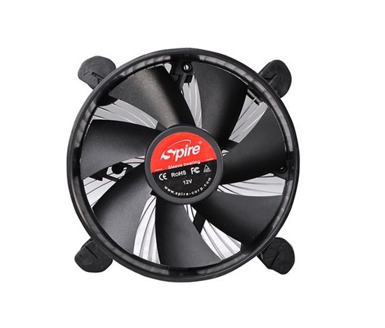 SPIRE CPU chladič Voyager PWM, 1156 / 1155 / 775 Intel Cooler, 800~2500RPM, 10.0~26.0dBA, 48,53CFM