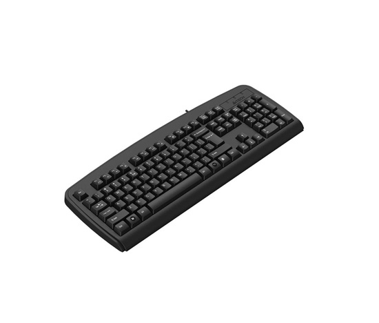 A4tech tenká klávesnice KB-720, CZ/US, USB, černá