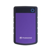 TRANSCEND externí HDD USB 3.1 StoreJet 25H3P, 2TB, Purple (nárazuvzdorný)