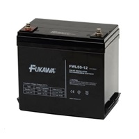 Baterie - FUKAWA FWL 55-12 (12V/55 Ah - M6), životnost 10let