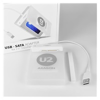 AXAGON ADSA-1S, USB2.0 - SATA HDD/SSD adaptér vč. 2.5" pouzdra