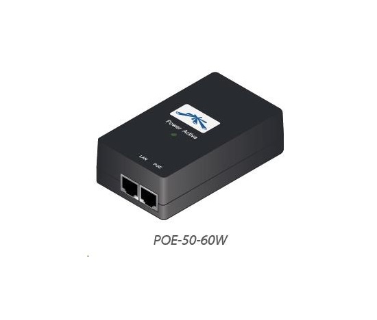 UBNT POE-50-60W [PoE adaptér pro AirFiber, 50V/1,2A (60W), vč. napájecího kabelu]