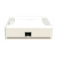 MikroTik RouterBOARD CSS106-1G-4P-1S (RB260GSP), TF470 CPU,nastavitelný switch, 5x LAN, 1xSFP slot, PoE OUT, vč. SwOS